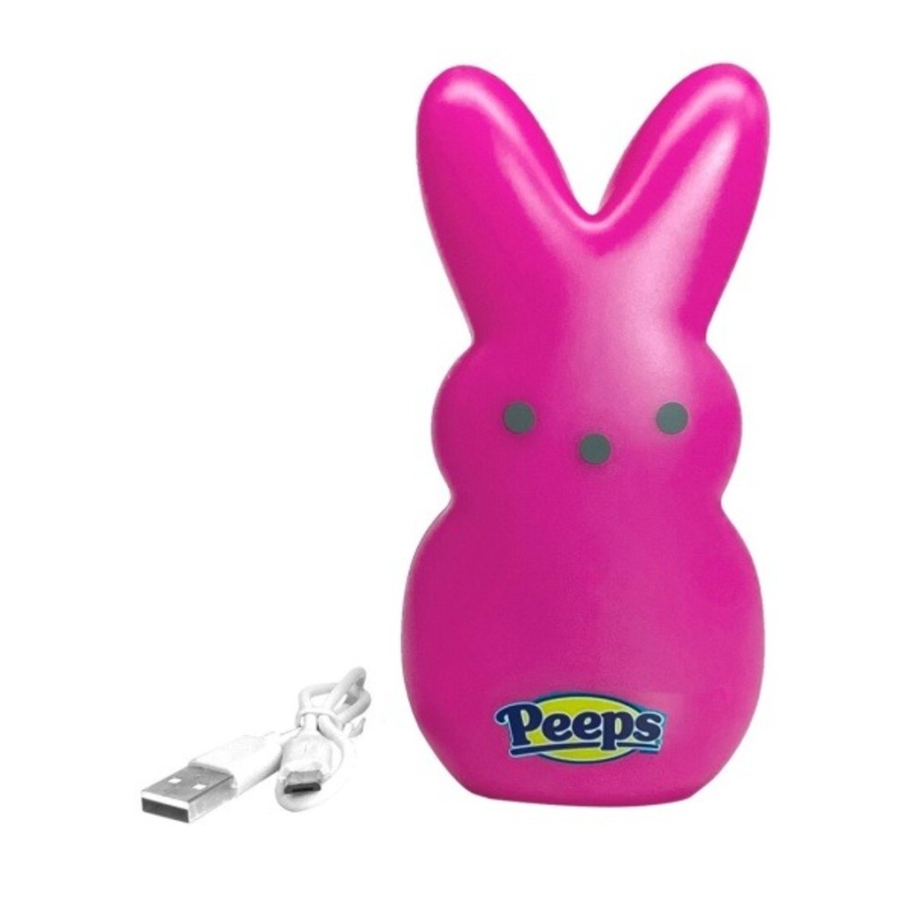 Peeps Light Up Bluetooth Speaker‎ Pink Bunny Portable Wireless Rechargeable NIB